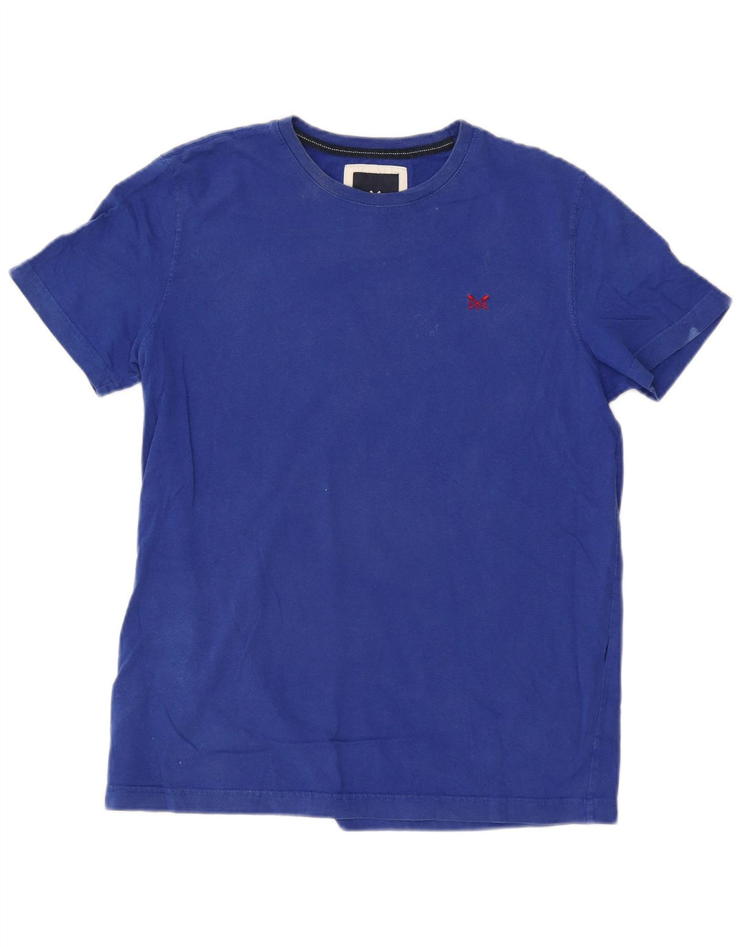 Camiseta masculina Crew Clothing azul médio