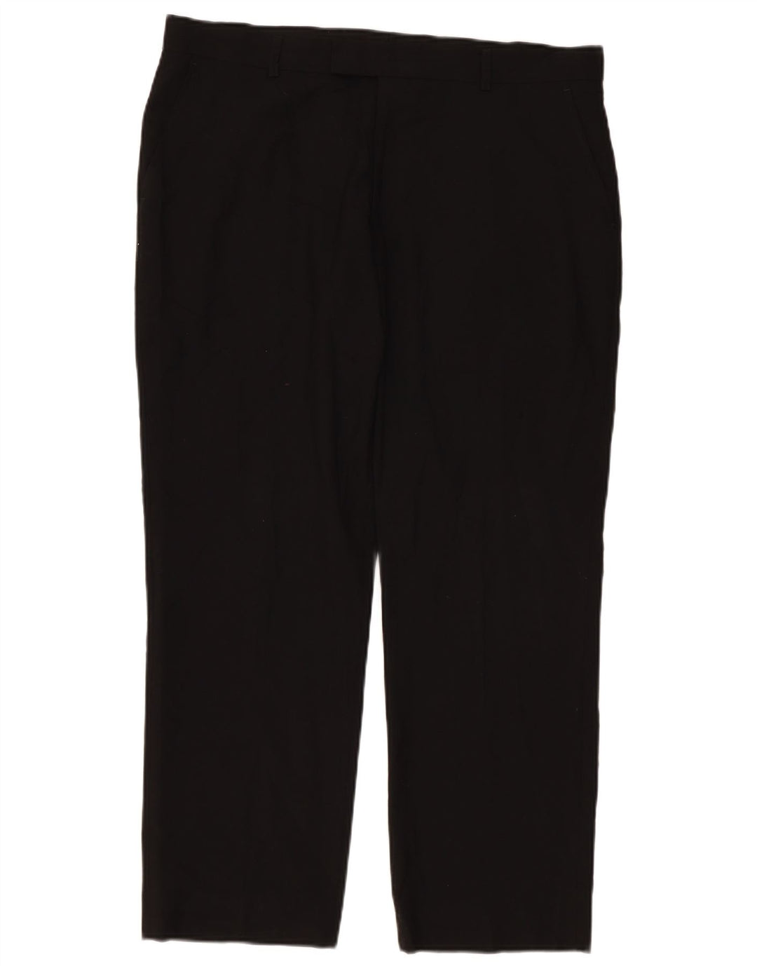 Calça masculina Marks & Spencer sob medida W38 L29 poliéster preto