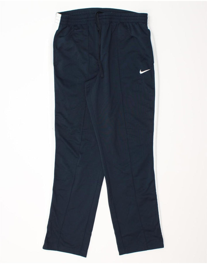 Calça de treino masculina Nike grande poliéster azul marinho