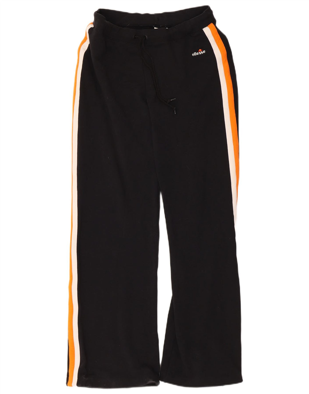 Ellesse Calça feminina de treino UK 12 médio preto colorblock algodão