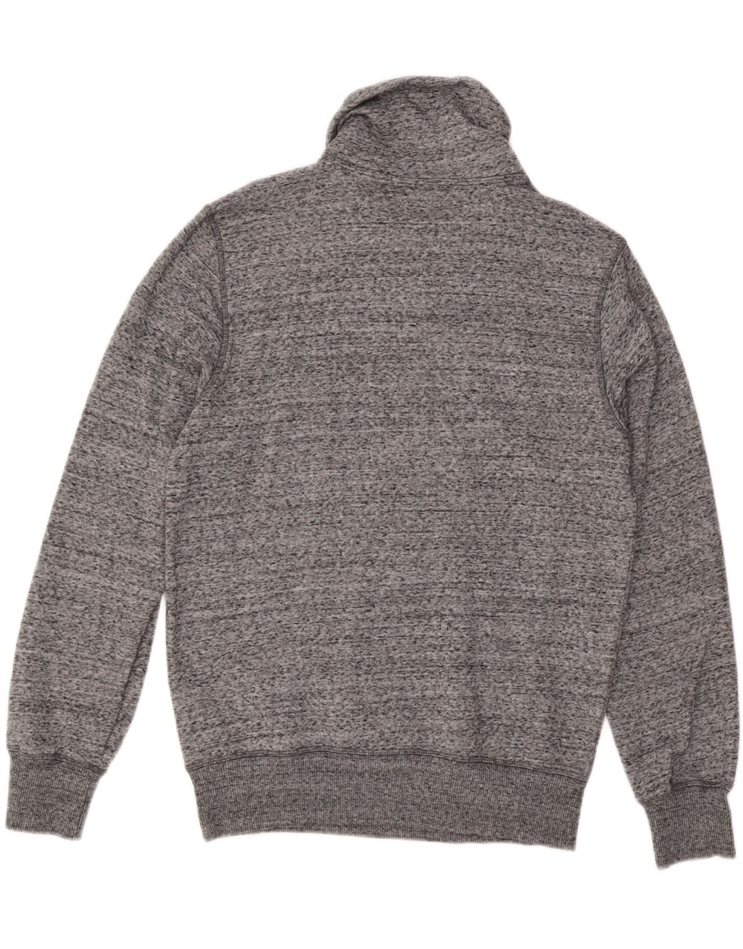 CHAMPION Suéter masculino com gola xale e algodão manchado cinza grande