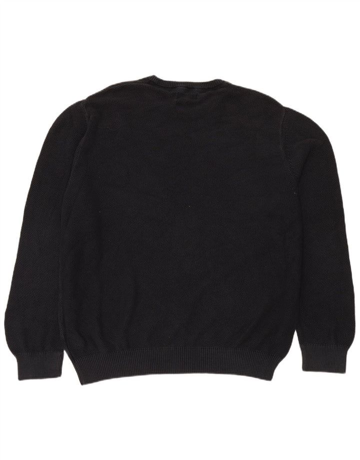 Suéter masculino Marks & Spencer Blue Harbor com gola redonda 2XL azul marinho
