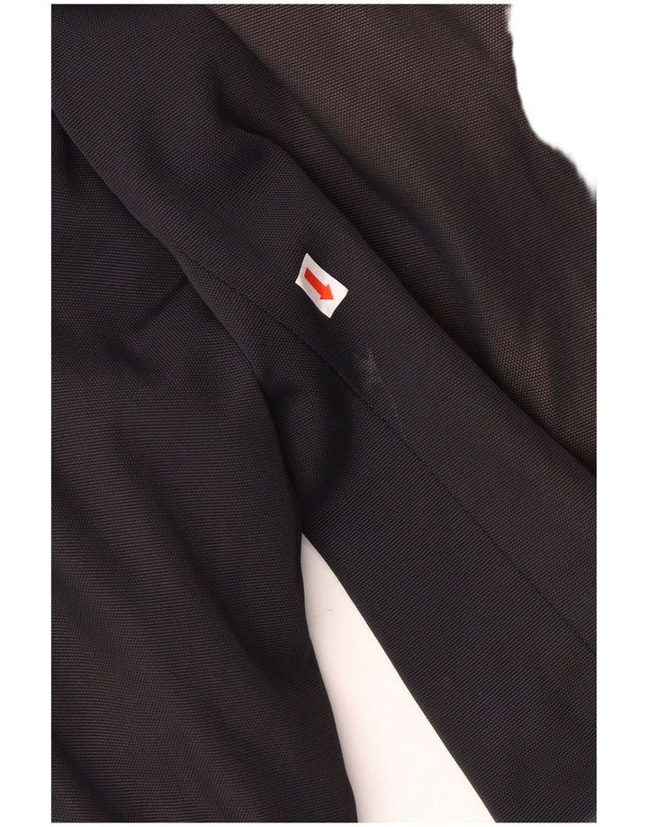 Sobretudo masculino BURBERRY UK 40 grande preto poliamida clássico