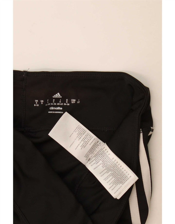 Adidas Womens Climalite Leggings UK 8/10 Pequeno Poliéster Preto