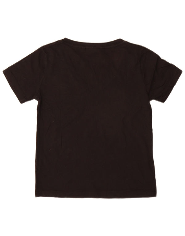 Camiseta feminina CALVIN KLEIN JEANS Top UK 2 XS algodão preto