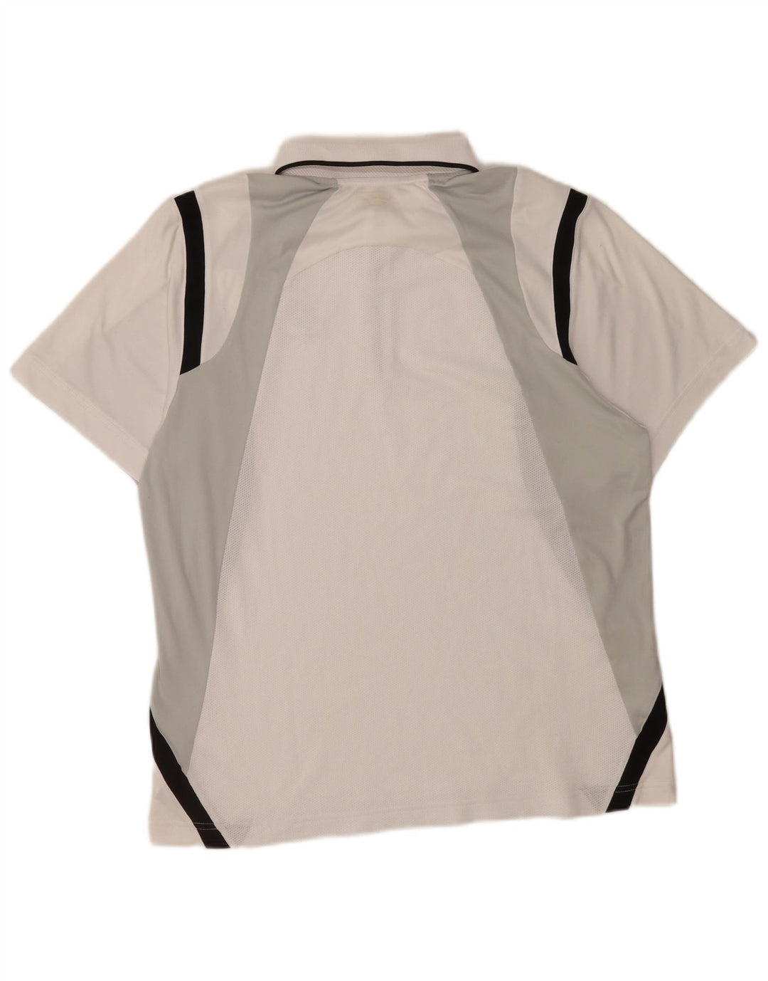 Camisa polo masculina Lotto grande poliéster colorblock branco