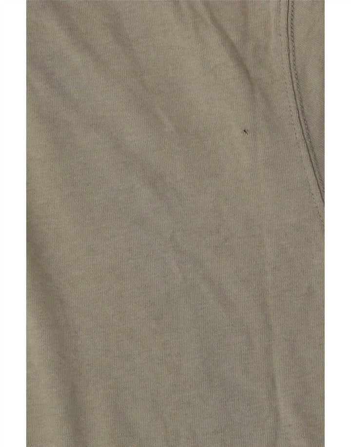 Camiseta masculina Jack Wills com ajuste relaxado, algodão cáqui médio
