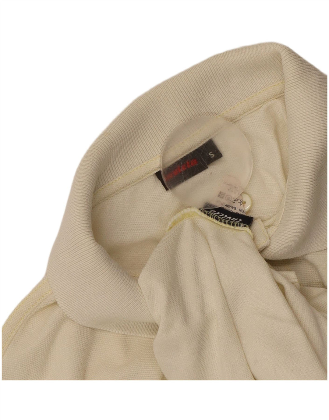 Camisa polo masculina Invicta pequena de algodão off white