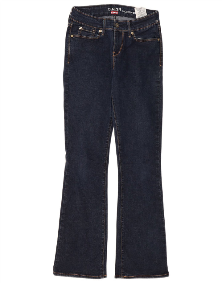 Jeans feminino Levi's Denizen Modern Bootcut W26 L30 azul marinho algodão