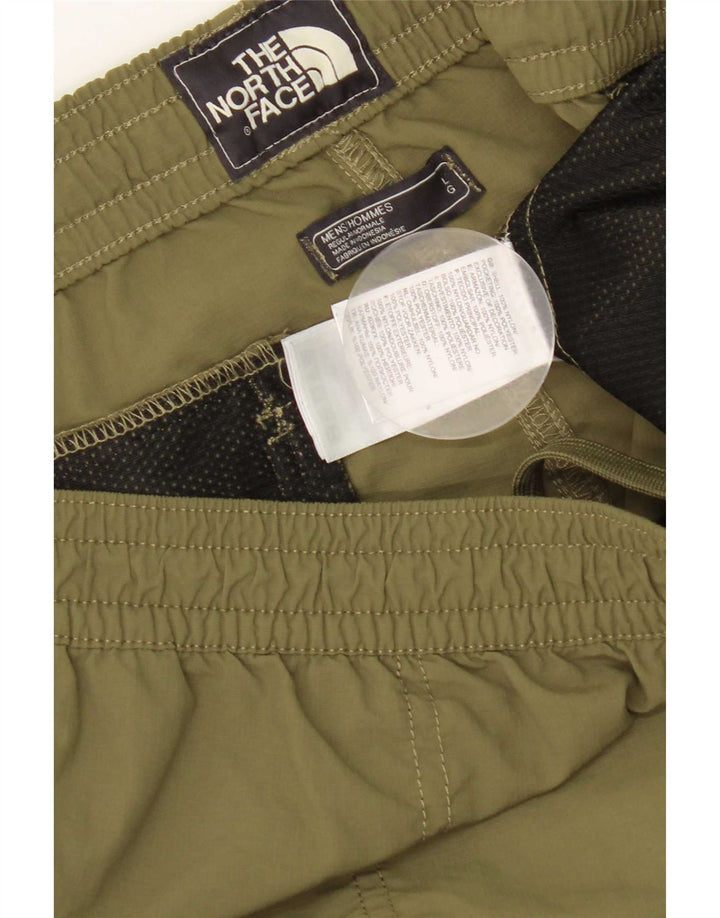 Shorts esportivos masculinos The North Face grandes nylon cáqui