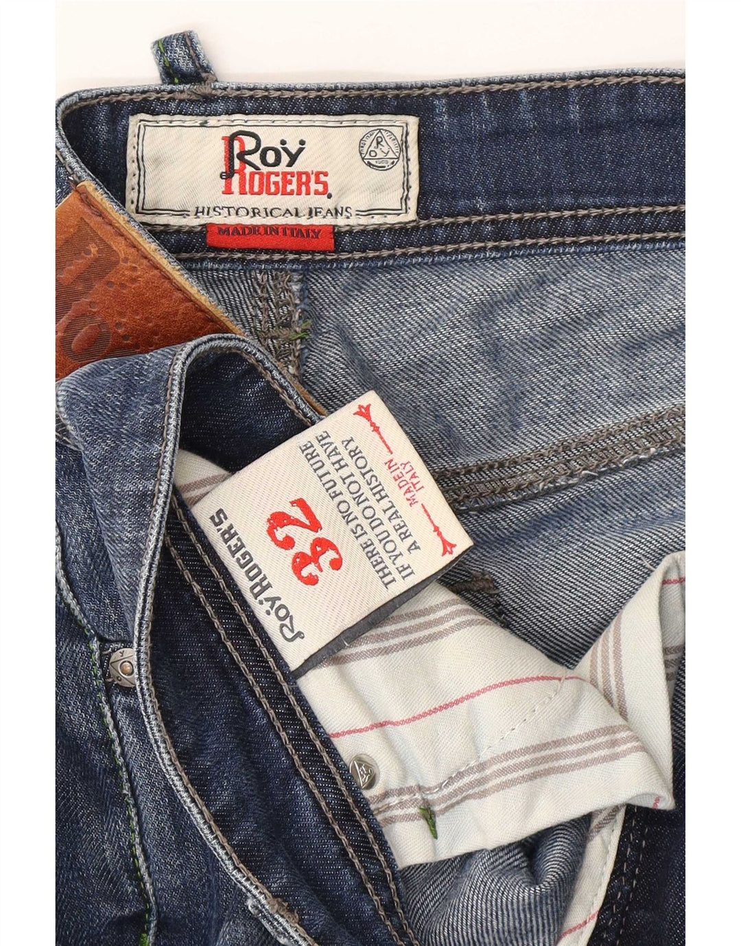 Calça jeans feminina Roy Rogers W32 L28 azul algodão