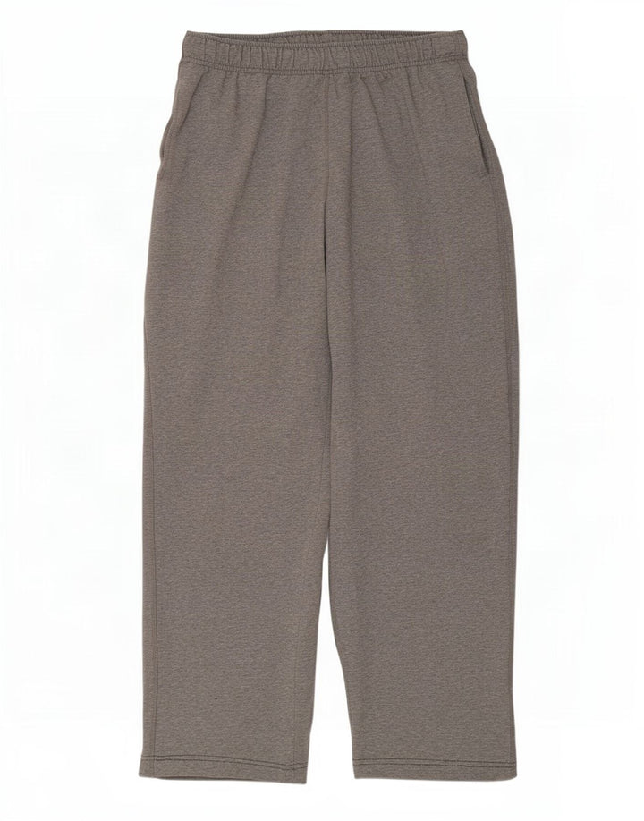 Calça de treino masculina Marks & Spencer XL cinza manchado de algodão