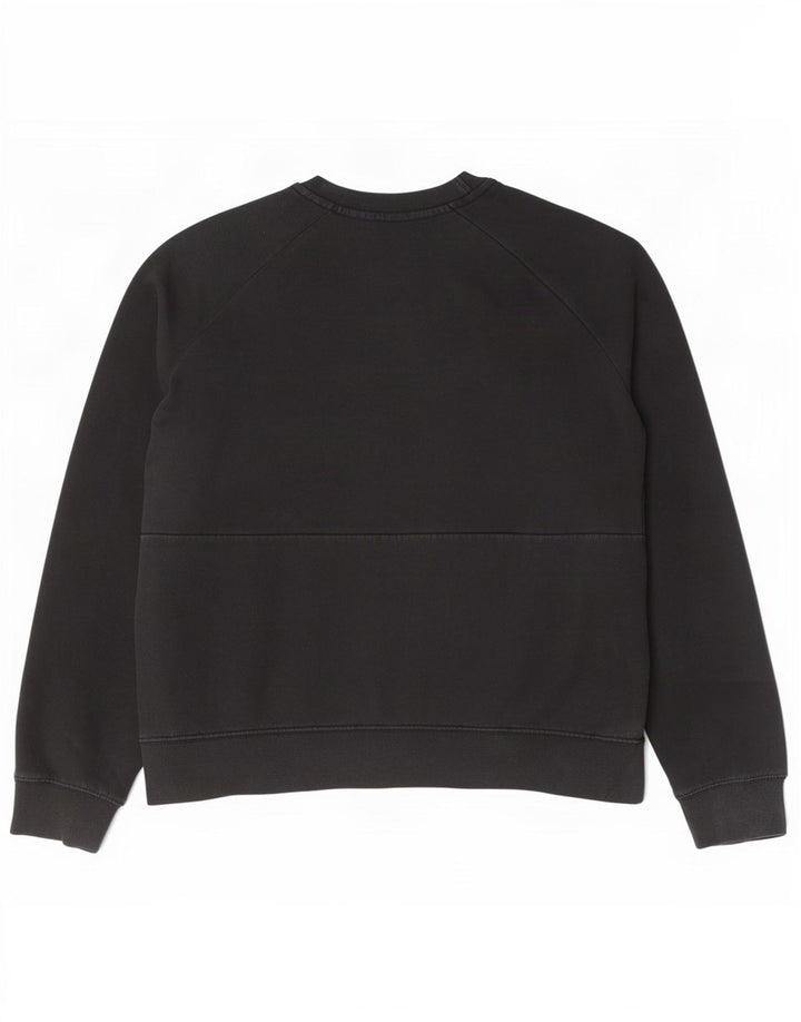 Moletom gráfico masculino Nike Jumper médio preto colorblock algodão