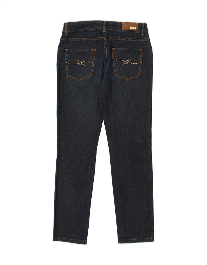 TRUSSARDI Womens Slim Jeans W27 L27  Navy Blue Vintage Trussardi and Second-Hand Trussardi from Messina Hembry 