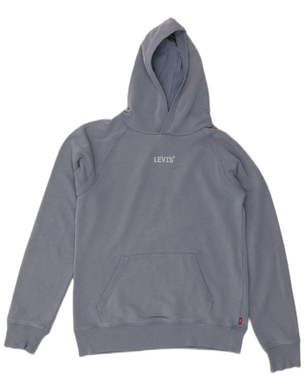 Suéter com capuz Levi's Boys Regular Fit 13-14 anos algodão azul