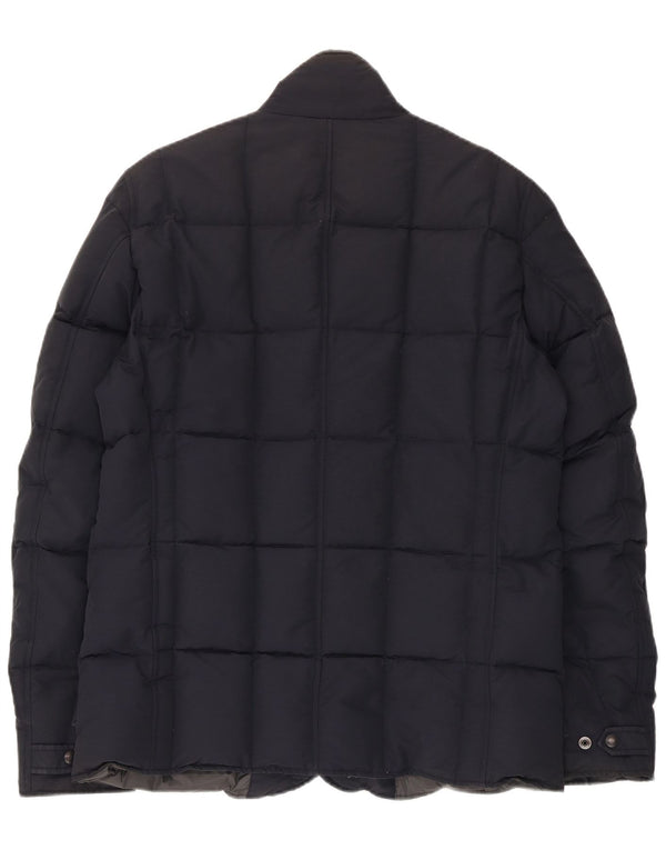 Jaqueta acolchoada masculina Woolrich Reino Unido 38 algodão azul marinho médio