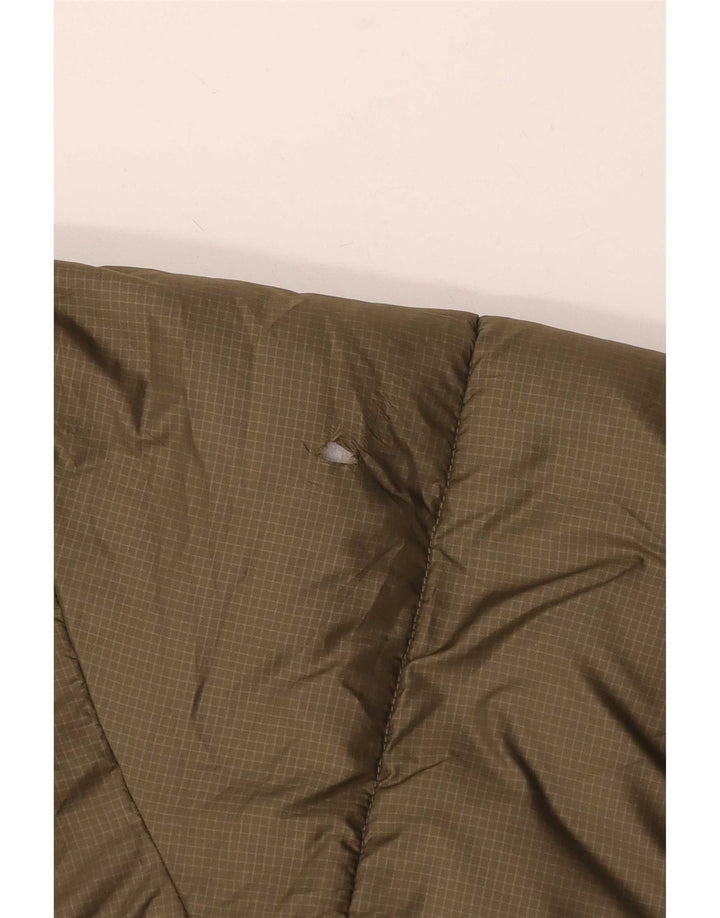 Jaqueta acolchoada masculina Columbia UK 40 poliéster verde grande