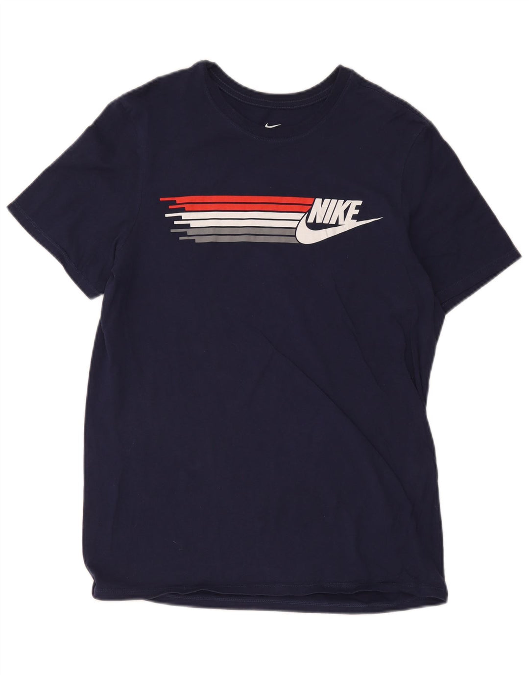 Camiseta Nike masculina Athletic Cut Graphic Top Médio Azul Marinho