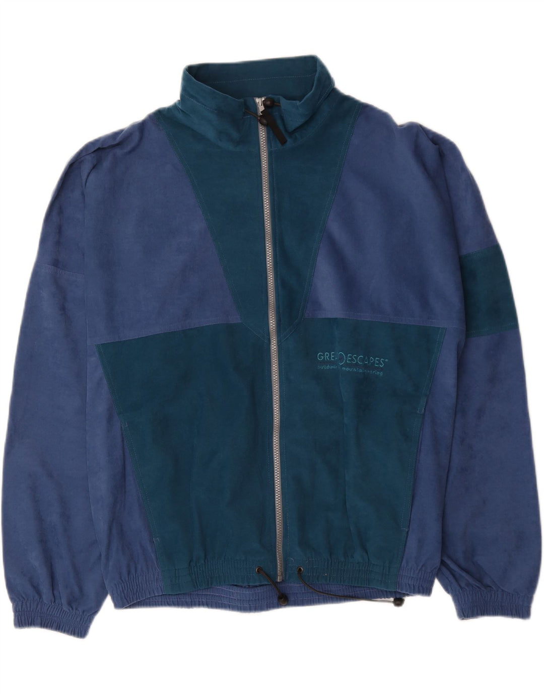 Jaqueta de treino masculina Great Escapes IT 52 grande bloco colorido azul