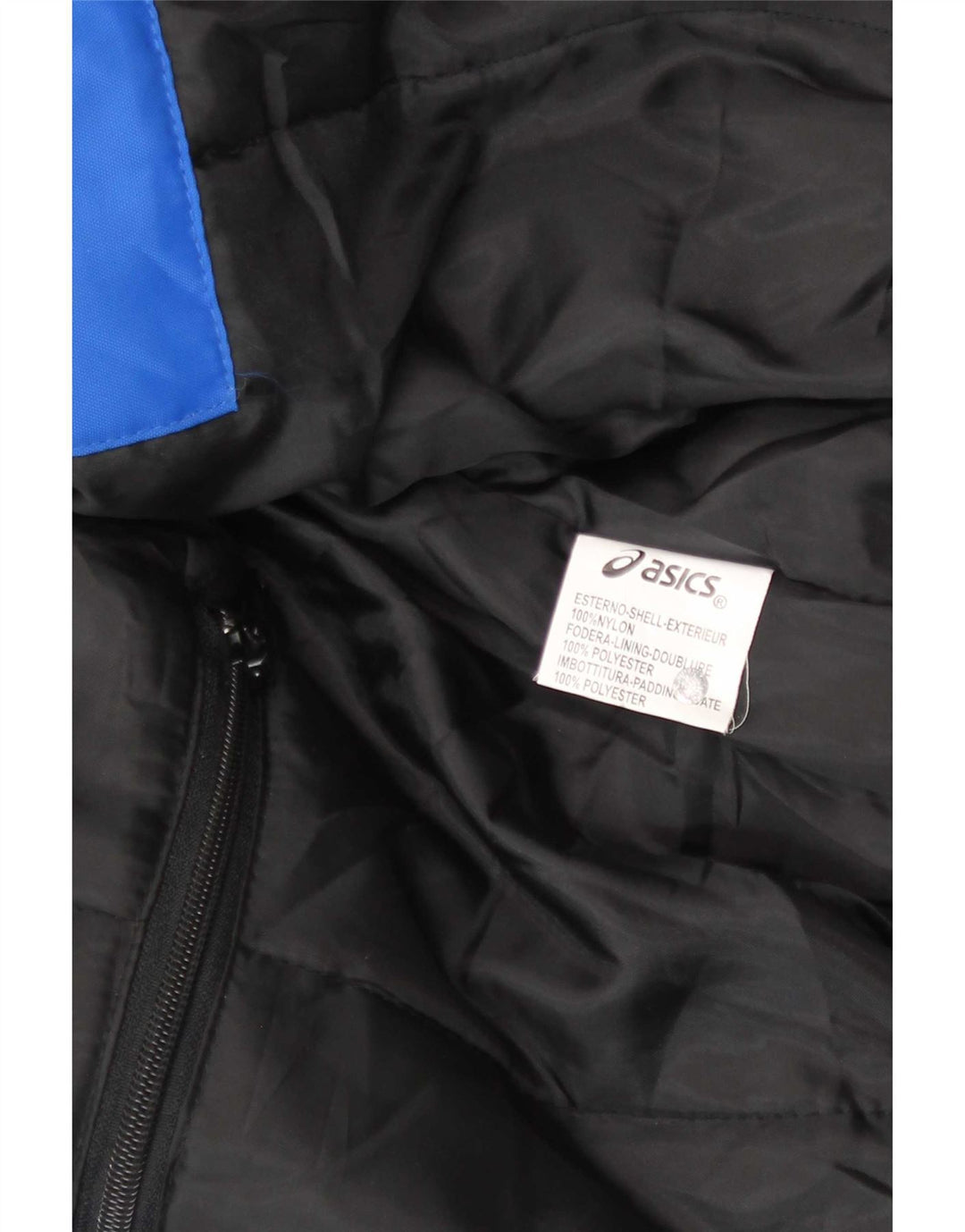Asics Mens Tracksuit Top Jaqueta Grande Azul Nylon