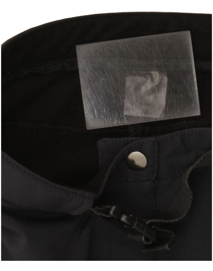 Calça de caminhada feminina vintage média W28 L30 cinza