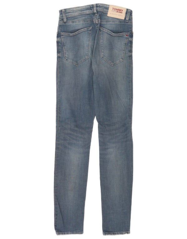 Tommy Hilfiger Mulher Simon Skinny Jeans W28 L32 Azul Algodão
