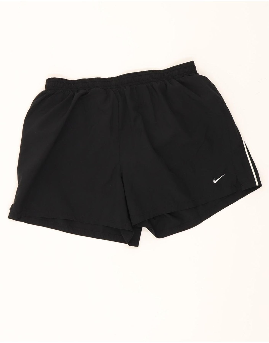 Shorts esportivos femininos Nike Dri Fit UK 16 grande poliéster preto