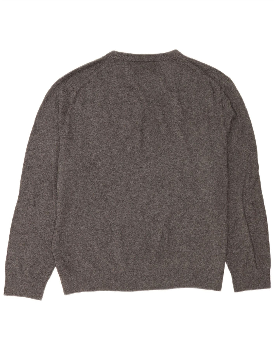 Nautica Suéter masculino Navtech com decote em V XL algodão cinza