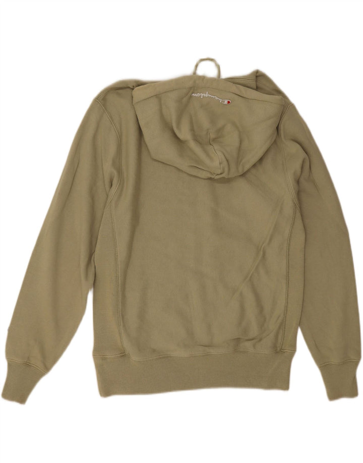 Champion moletom com capuz masculino pequeno algodão verde