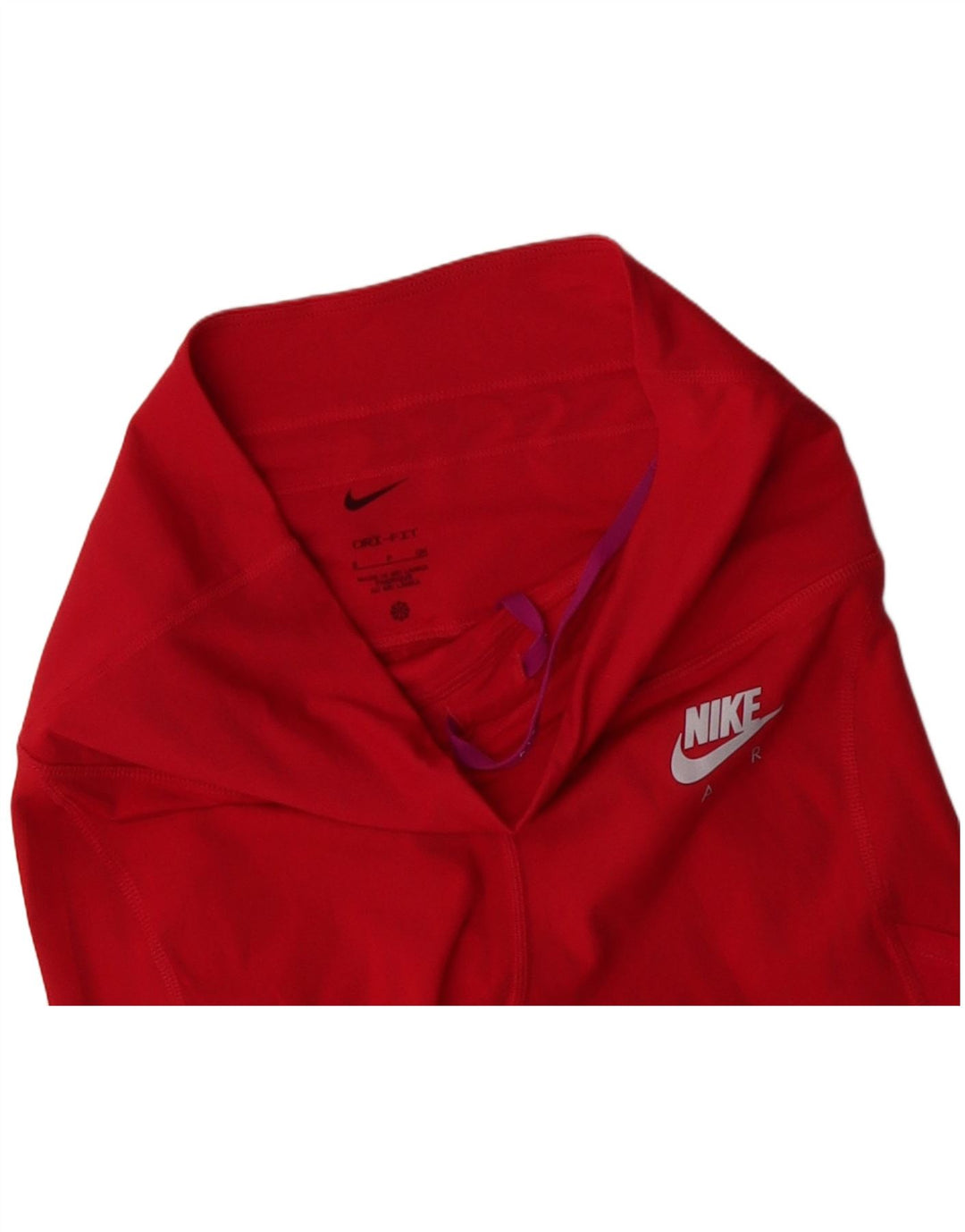 Leggings Nike Dri Fit Femininas UK 8 Pequenas Poliéster Vermelho