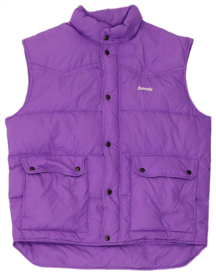 Colete acolchoado feminino Dolomite UK 16 grande roxo