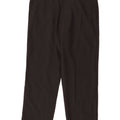 Calça chino reta masculina Marks & Spencer W34 L29 poliéster preto