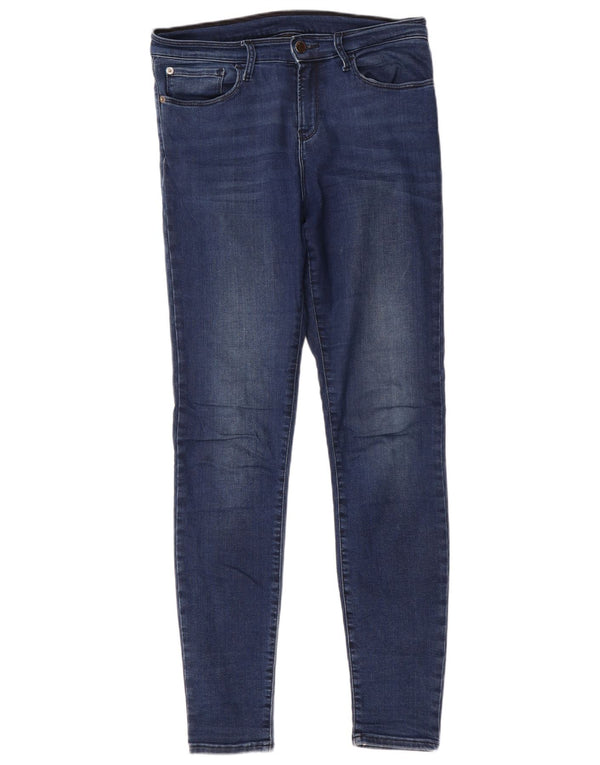 Calça jeans skinny feminina Emporio Armani W29 L32 azul algodão