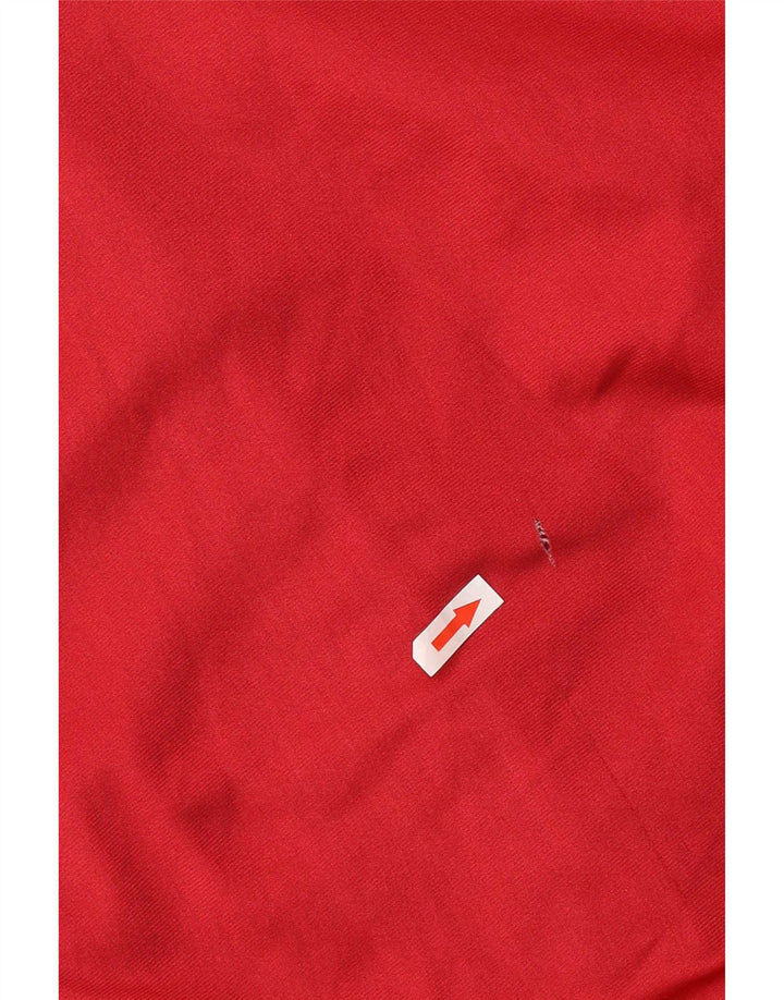 Asics Mens Graphic Tracksuit Top Jacket IT 52 Grande bloco colorido vermelho