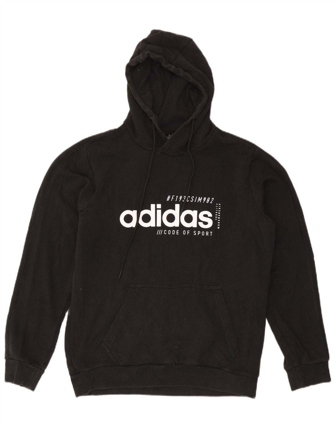 Adidas masculino gráfico moletom com capuz médio algodão preto