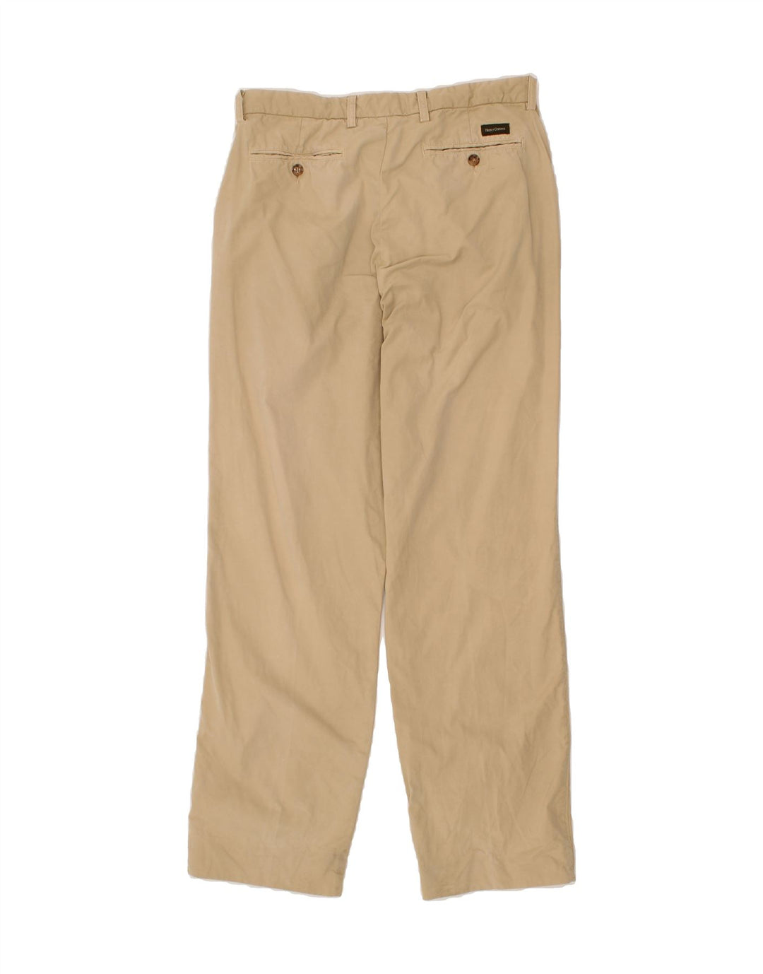 HENRY COTTONS Mens Pegged Chino Trousers W32 L31 Beige Cotton Vintage Henry Cottons and Second-Hand Henry Cottons from Messina Hembry 