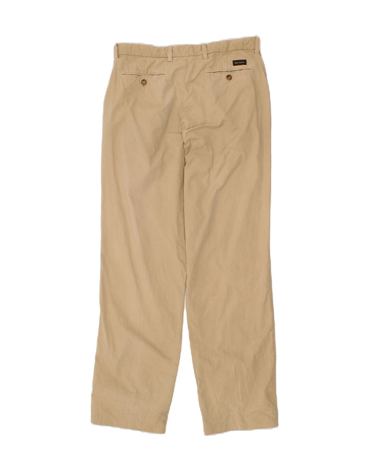 HENRY COTTONS Mens Pegged Chino Trousers W32 L31 Beige Cotton Vintage Henry Cottons and Second-Hand Henry Cottons from Messina Hembry 