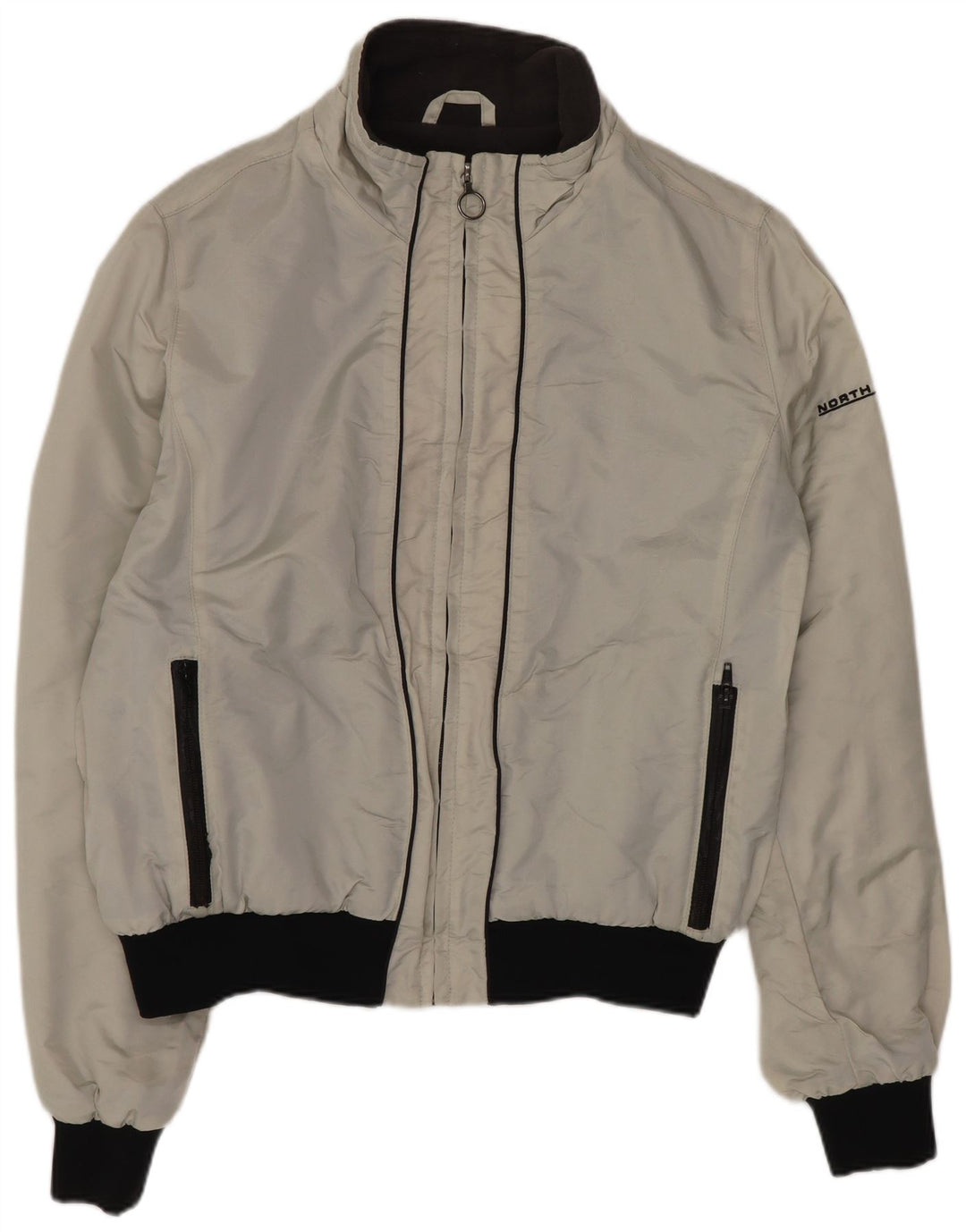 Jaqueta bomber masculina North Sails UK 40 grande cinza colorblock poliamida