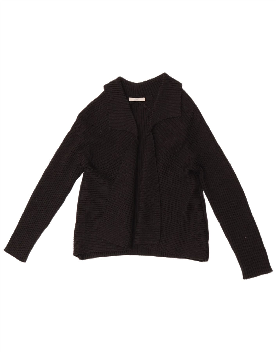 Marks & Spencer Womens Open Bolero Jumper Reino Unido 12 Médio Preto Acrílico