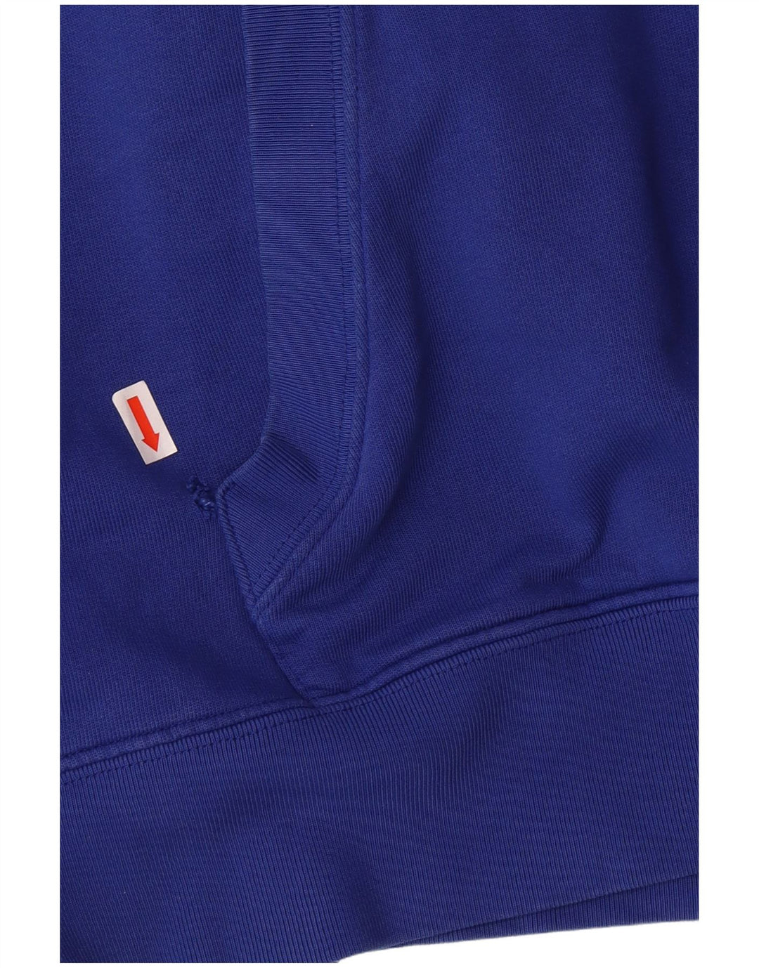 Suéter com capuz gráfico masculino CONVERSE grande algodão azul