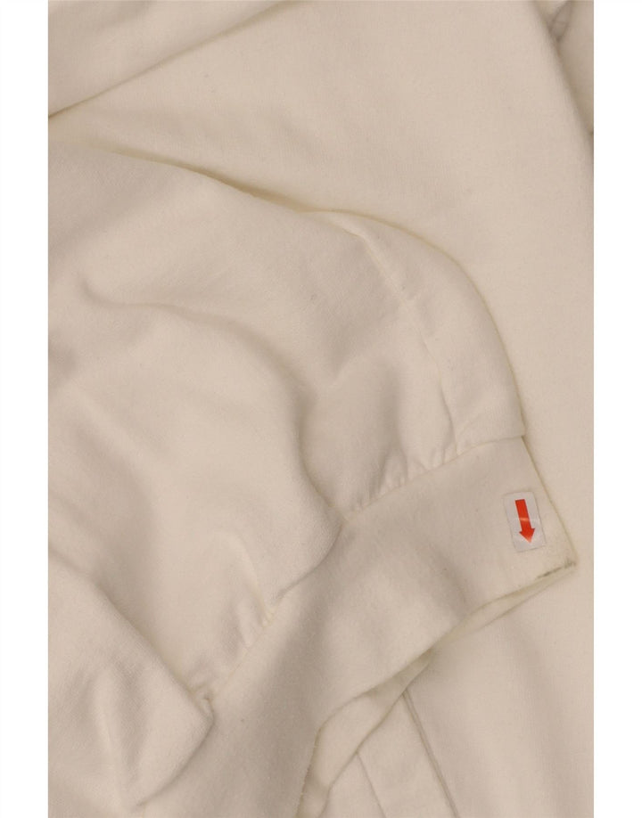 TRIGEMA Suéter cardigã masculino XL algodão branco
