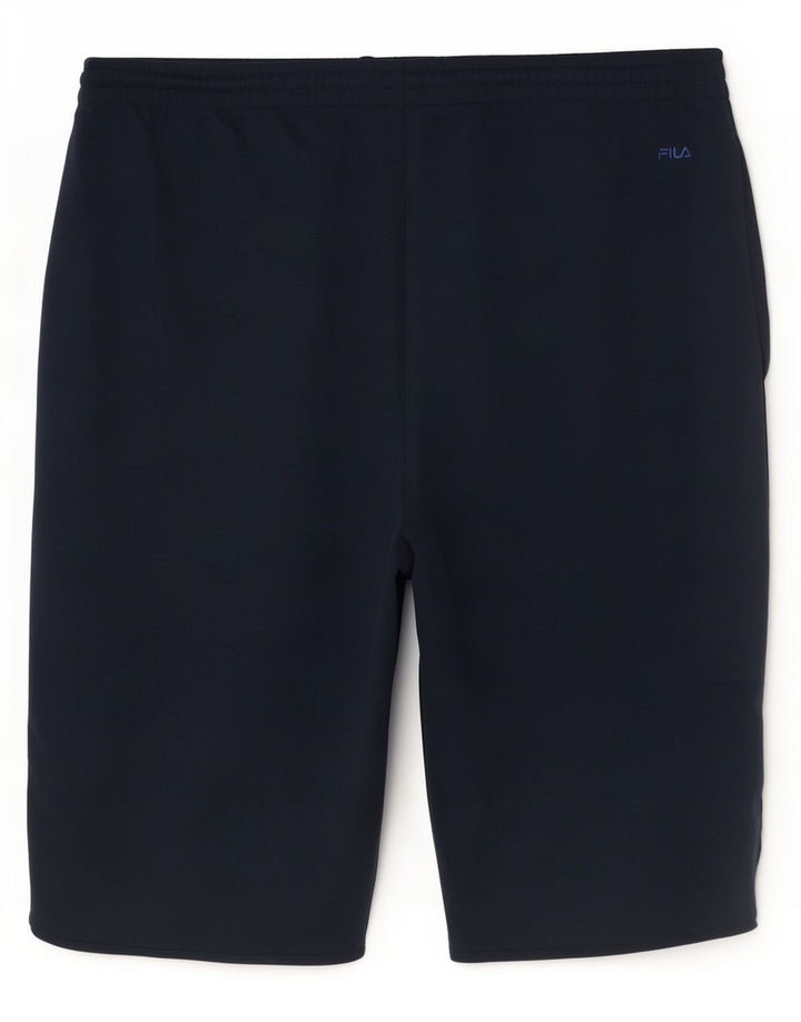 Fila Mens Graphic Sport Shorts IT 46/48 Pequeno Azul Marinho Poliéster
