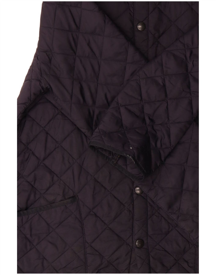 Jaqueta acolchoada masculina Barbour UK 44 2XL poliéster azul marinho