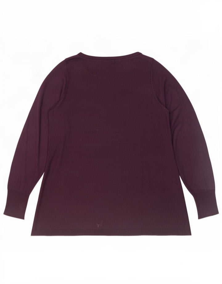 Túnica feminina Marks & Spencer Reino Unido 14 grande acrílico marrom