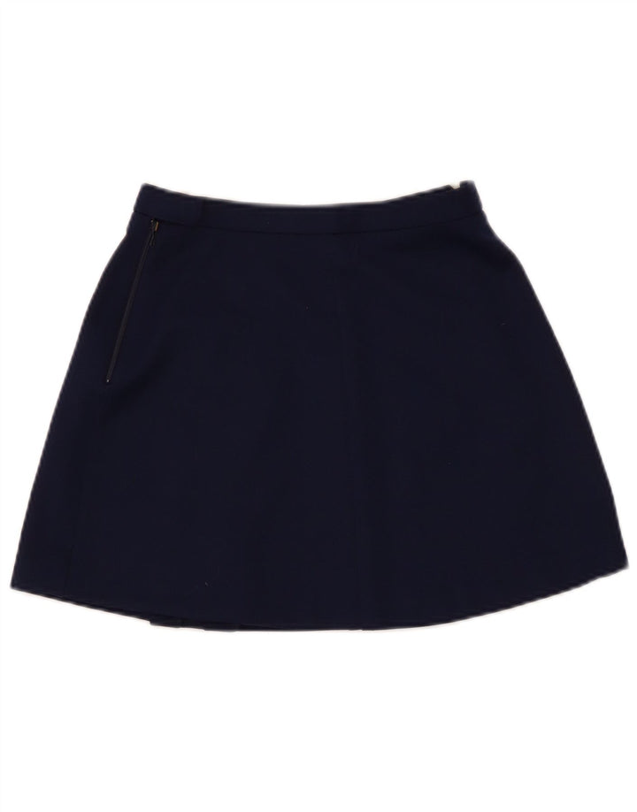 Mini saia feminina Lacoste EU 38 médio W24 azul marinho poliéster