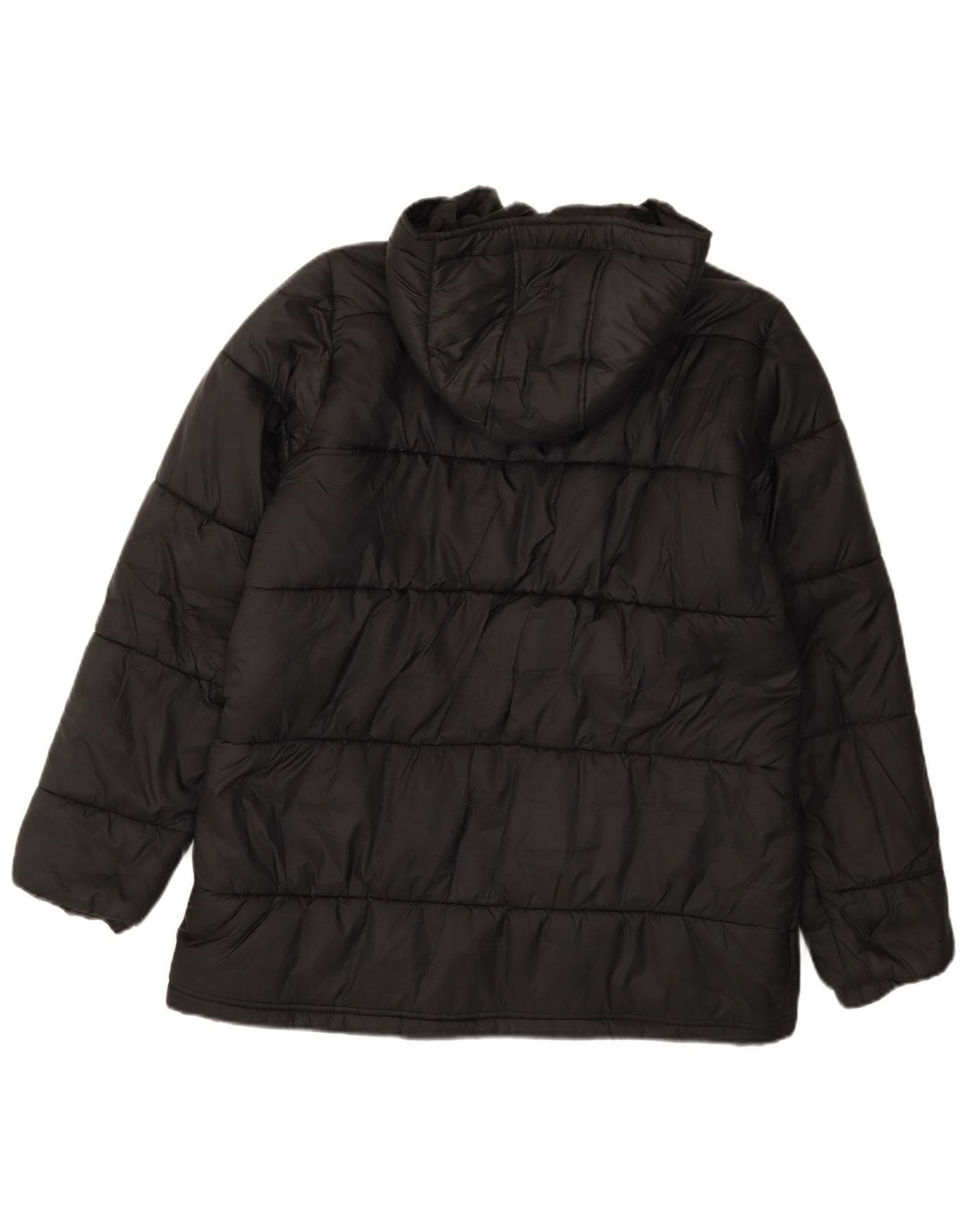 Jaqueta acolchoada com capuz feminina Adidas EU 40 poliéster preto médio