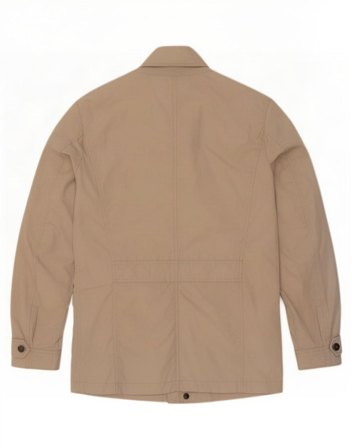 Geox Mens Respira Utility Jacket UK 40 Grande Poliéster Bege