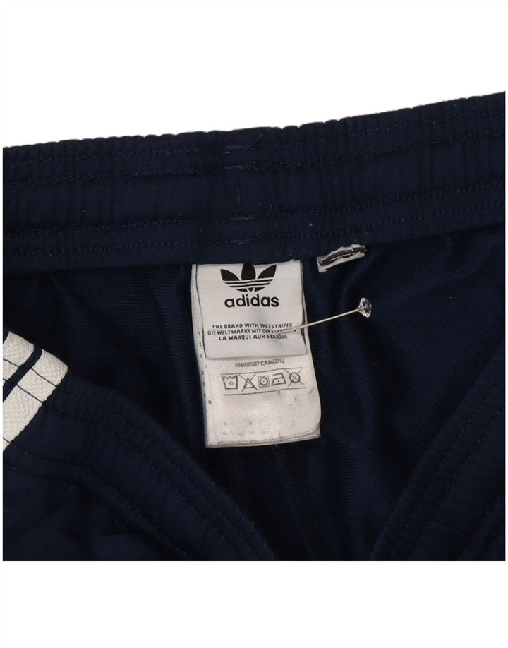 Adidas Mens Treino Calças Joggers Pequeno Poliéster Azul Marinho