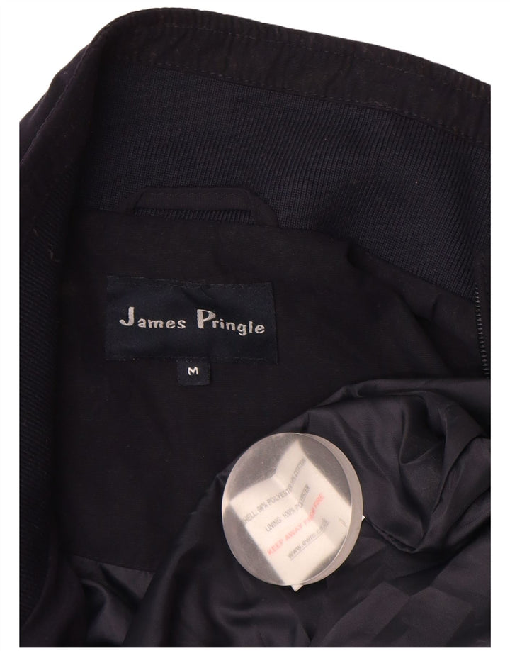 Jaqueta bomber masculina JAMES PRINGLE UK 38 poliéster azul marinho médio