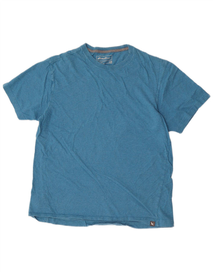 Camiseta masculina Eddie Bauer Top médio algodão azul